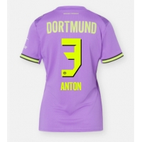 Camisa de Futebol Borussia Dortmund Waldemar Anton #3 Equipamento Alternativo Mulheres 2026-27 Manga Curta
